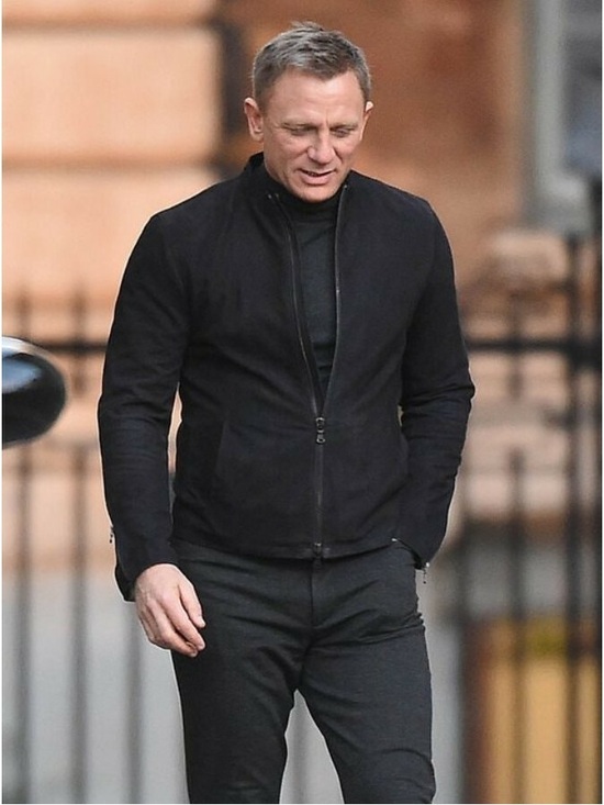 John Varvatos Other - John Varvatos James Bond Suede Leather Racer Jacket Size XL